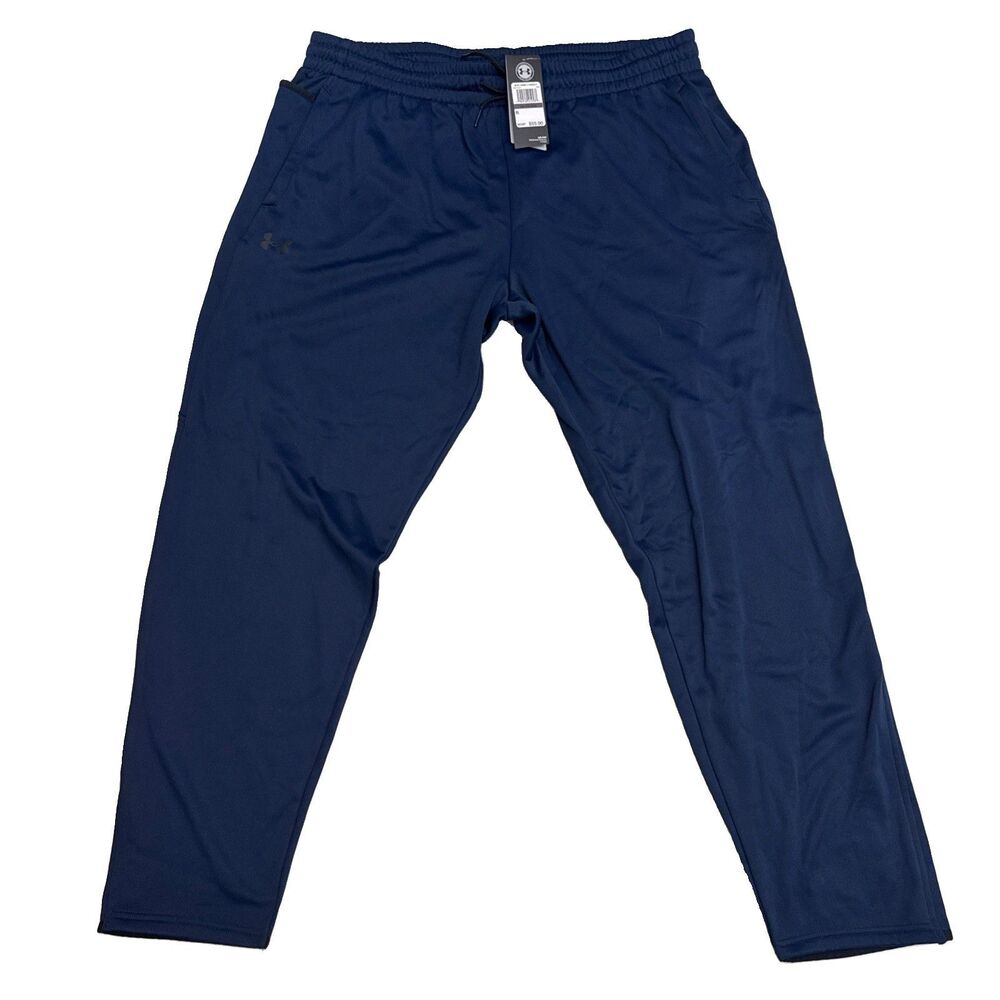 NEW Under Armour Men's Loose Fit Cold Gear Blue Sweatpants 2XL Baggy Wide Leg